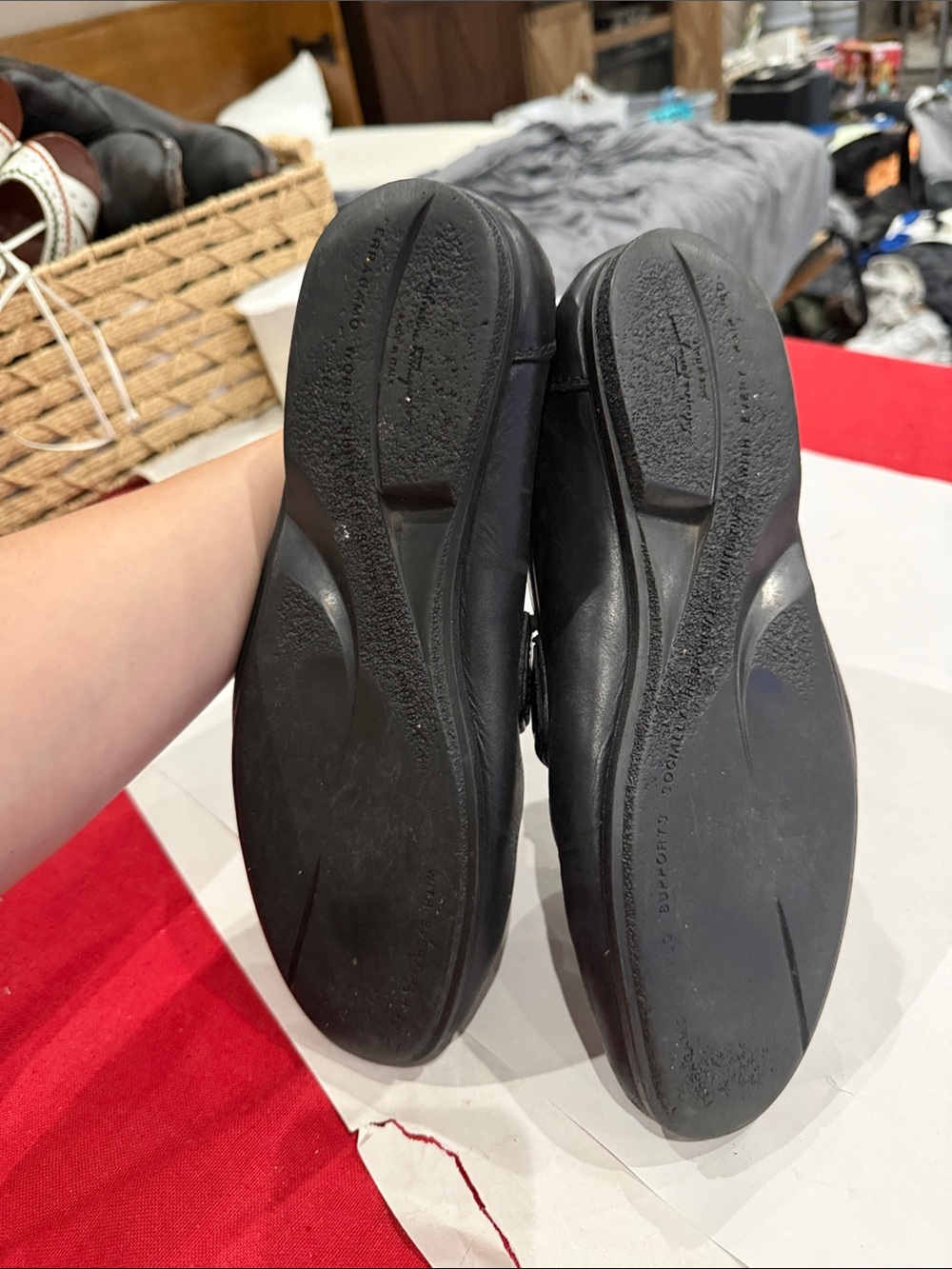 Salvatore Ferragamo Black Leather Penny Loafers - Picture 4 of 5